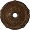 Ekena Millwork Attica with Rose Medallion (Canopies up to 4 1/2"), 26"OD x 3 3/4"ID x 1 1/2"P, Root Beer Crackle CM26ATRBC - alternate 1